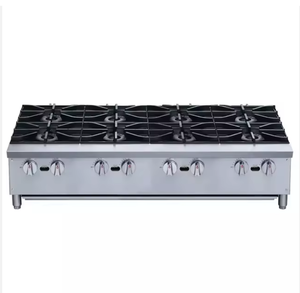 2025 2026! Offres 48 en. (unité non précisée, par exemple, 48 pouces) Plaque de cuisson industrielle à gaz NSF à 8 brûleurs ECHP48A, 224 000 BTU, en acier inoxydable - Prête à être expédiée - Product Image 4