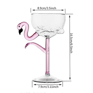Moderno flamenco rosa 200ML cóctel Martini copa de vidrio único fresco vajilla para fiesta creativo Bar servicio de vino - Product Image 6