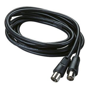Cavo antena Cable Tv Negro 2m PP0620 - Product Image 1