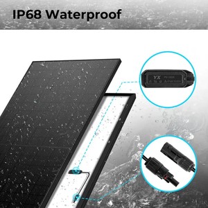 500W Monocrystalline <b>Solar</b> Panel Black PERC 32 Panel 9BB 166mm PV Module for Commercial Energy <b>Systems</b> - Product Image 5