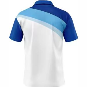 เสื้อยืดโปโลผ้าฝ้าย100% สำหรับผู้ชายเสื้อถักลายระบายอากาศพิมพ์โลโก้ตามสั่ง - Product Image 6