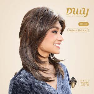 Perruque synthétique sans colle Tanya-DWY, courte, ondulée naturelle, avec raie libre et dentelle transparente, perruque courte ondulée naturelle - Product Image 4