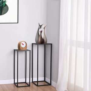 Pot de fleurs moderne en acier inoxydable, support de plante en métal, boîte pour aménagement paysager et usage extérieur - Product Image 2