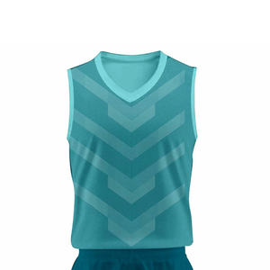 Uniforme de basket-ball de couleur unie sur mesure nouveau design uniforme de basket-ball sans manches pour unisexe dernier style personnalisé - Product Image 4