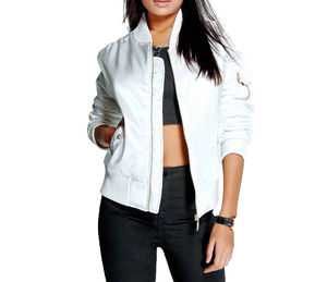 Chaquetas Bomber para Mujer de Color Sólido, Diseño Moderno, Multifuncionales y Resistentes al Viento, de los Mejores Fabricantes al por Mayor - Product Image 4