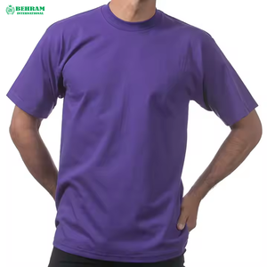 Camiseta Casual para Hombre, 100% Algodón, Cuello Redondo, Corte Regular, Diseño Liso, Ecológica - Product Image 4