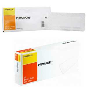 Apósitos Adhesivos Médicos Primapore 20x10cm 25x10cm Estériles Paquete de 20 Certificación CE Clase II Sin Látex Absorbentes para - Product Image 1