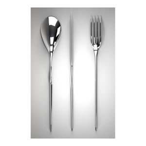 Ensemble de couverts en acier inoxydable fonctionnel avec un style simple et une beauté intemporelle, parfait pour un usage familial et des cadeaux - Product Image 3