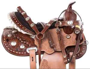 Selle de cheval occidentale, selle d'équitation intelligente, prix de gros disponible, selle occidentale de cheval personnalisée - Product Image 2