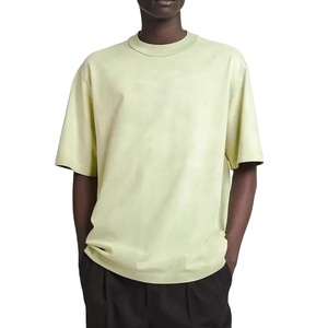 Private Label Pastel Green T Shirt Premium Supplier Slim Fit 100% Cotton Top Fashionable Casual T-shirt - Product Image 1