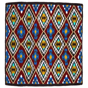 Western Show Horse Saddle Blanket Diseño de Nueva Zelanda Manta de sillín de lana hecha a mano Top Wool Saddle Pad Size - Product Image 4