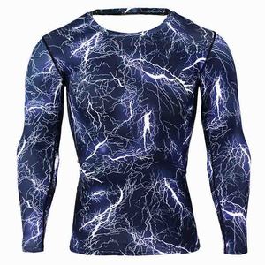 Traje de baño de manga larga para hombre Sublimación BJJ Compresión Rash Guard Estilo - Product Image 4
