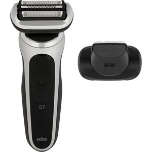 Afeitadora Eléctrica para Hombre, Negra, Rotativa, con Cinco Cuchillas, Doble Cuchilla, Resistente al Agua, Acero Inoxidable IPX7, Apta para el Cuerpo, Lavable, Uso en la Piel - Product Image 3