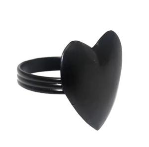 Porte-anneaux de serviette en métal rond noir maison fête de mariage Restaurants décor de table stocké luxe moderne - Product Image 4