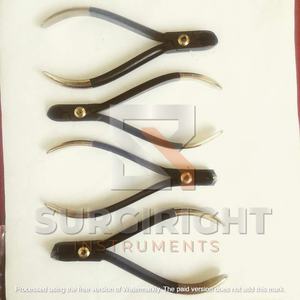 Extrémité de maintien de sécurité distale pince coupe-fil pointe dentaire orthodontique acier inoxydable Instruments dentaires pince coupante distale - Product Image 1