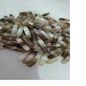 Cuentas de Ágata Natural con Rayas Personalizadas, Adecuadas para Diseñadores de Joyería Étnica y Nativa y Tiendas de Cuentas - Product Image 4