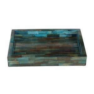 Plateau en bois de haute qualité Design classique Fabriqué à la main incrustation d'os naturel MDF alimentaire inspiré de l'Inde pour servir des restaurants à domicile hôtels - Product Image 2