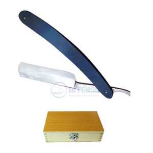 Maquinilla de afeitar recta de acero inoxidable profesional de lujo, instrumento de belleza para afeitado tradicional, peluquero y salón, venta al por mayor - Product Image 6