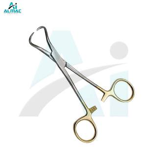 คีมผ้าเช็ดตัวสแตนเลสทนทาน almac เครื่องมือผ่าตัดที่แม่นยำสำหรับการจัดการที่ปลอดภัยสำหรับกระบวนการทางการแพทย์และคลินิก - Product Image 3