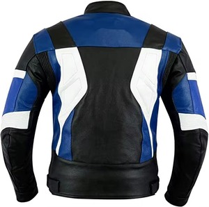 Chaquetas de Motociclismo de Cuero Vacuno de Alta Calidad, Chaqueta de Motociclista Deportiva Transpirable para Hombre - Product Image 4