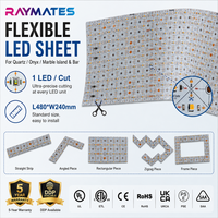 Feuille de rétroéclairage LED SMD2835 personnalisée, homologuée UL ETL, directement de l'usine, 1 LED par découpe, panneau LED flexible pour panneaux muraux