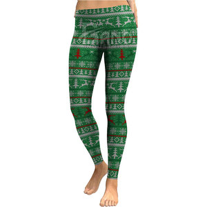 Leggings de Punto de Cintura Alta para Mujer, Transpirables, para Yoga y Ejercicio, con Logotipo Personalizado, Cintura Alta, Spandex/Poliéster de Alta Calidad - Product Image 1