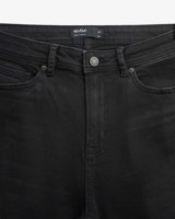 Pantalon en jean pour homme, taille mi-haute, en coton/élasthanne, coupe slim, respirant, délavage chimique, motif 3D, jambe droite, idéal pour l'automne, style formel ou décontracté
