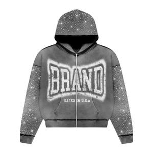 Ropa de entrenamiento para correr de marca propia, chándales morados para hombre, chándales personalizados de invierno transpirables - Product Image 6