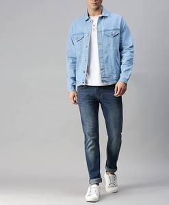 2026 <b>Men's</b> Regular <b>Denim</b> <b>Jacket</b> Waterproof Windproof 100% Cotton Winter Long Sleeves OEM Wholesale - Product Image 3