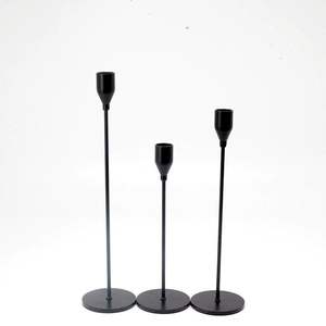 Porte-bougie en métal artisanal élégant pour la décoration de la maison, centre de table, éclairage romantique du soir, arrangements de table de Noël - Product Image 5