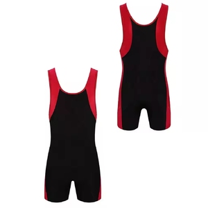 Combinaison d'haltérophilie nouvelle meilleure qualité Singlet de lutte Vêtements de corps grande taille pour hommes Singlets de lutte avec logo personnalisé - Product Image 4