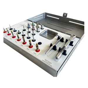 Kit de taladro cónico para implantes dentales 18 piezas con tapones herramientas quirúrgicas instrumentos para implantes dentales - Product Image 6