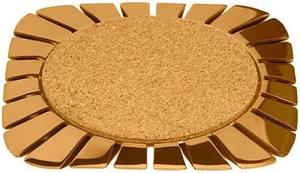 Sous-verres en laiton de la meilleure qualité et très résistants avec finition dorée antirouille pour un usage quotidien disponibles au prix d'exportation - Product Image 2