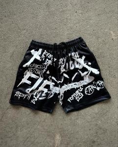 Venta al por mayor de algodón de peso pesado pantalones cortos de gimnasio deportes de lana francés Terry transpirable sudor corto hombres correr entrenamiento pantalones cortos de sudor - Product Image 3