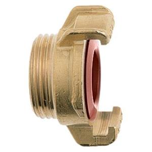 GEKA Plus K Brass Threaded Fitting External Thread 1-Garden Water Connector - Product Image 1
