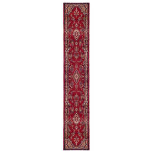 Premium Mahal Medallion Hand Knotted Rug Natural <b>Wool</b> Cotton <b>Red</b> Colour Traditional Design for Home & Offices - Product Image 1