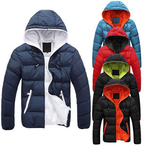 Vestes matelassées pour hommes en tissu polyester, vêtements chauds d'automne et d'hiver, fermeture éclair intégrale, veste matelassée à bulles de vol, veste d'extérieur pour hommes - Product Image 4