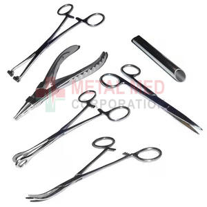 Premium Quality 2025 Hot Selling Skin Body <b>Piercing</b> Tool <b>Kit</b>/Set Stainless Steel by Metal Med Corporation MM-11072025-15 - Product Image 3