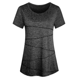 Premium Women Polyester/Cotton V-neck Casual Breathable Plus Size Logo T <b>Shirts</b> Soft Loose Fit Summer Stylish Basic Tee Top - Product Image 4