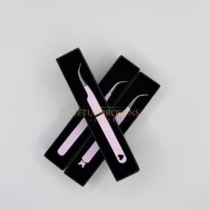 Pinzas para Pestañas GETUP BROSONS IMPEX, Diseño con Recubrimiento de Papel, Punta Suave de Acero Inoxidable, Precisión Antiestática - Product Image 4