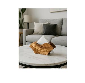 Porta Servilletas de Madera Moderno y Elegante que Ahorra Espacio, Ideal para Cocinas, Cafeterías, Mesas de Comedor, Decoración del Hogar, Ideas de Estilo - Product Image 1