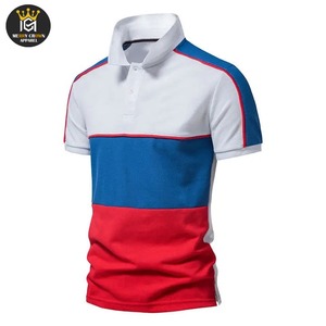Nouveauté 100% coton Polyester hommes polos Polo à manches courtes respirant col rabattu taille personnalisée Service OEM - Product Image 2
