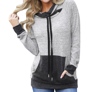 Sweat-shirts et pulls à capuche en coton lourd en gros, logo personnalisé, impression par transfert thermique, impression en relief, pour femmes - Product Image 1