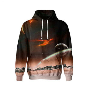 Sudaderas con capucha y sudaderas para hombre sublimación personalizada algodón/poliéster 100% empresa de fabricación sudaderas con capucha con estampado completo hombres - Product Image 5