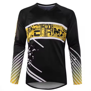 100% Polyester Sublimé Motocross Maillot D'équitation Respirant Mx Racing Gears Cuir Touch Rider's Essential - Product Image 1