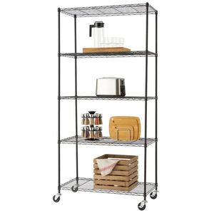 Modern design steel <b>wire</b> <b>shelves</b> <b>rack</b> storage organization for home hotels and restaurant kitchen bathroom bedroom living room - Product Image 2