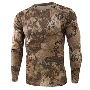 Ensemble chemise et pantalon de camouflage tactique à manches longues pour hommes, uniformes d'entraînement de chasse multi-caméras, maillot de football 2025 OEM, vente en gros - Product Image 3