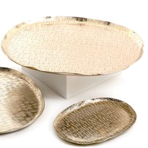 New Design Metal Fruit <b>Tray</b> Home Table <b>Decorative</b> Aluminium Fruits and Snacks Serving <b>Tray</b> for Party Decoration - Product Image 6