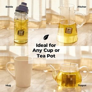Box Shape <b>Tea</b> <b>Infuser</b> Stainless Steel with Mirror Finished for Elegant Kitchen and Tabletop Drink Ware Accessories Round Shape - Product Image 4