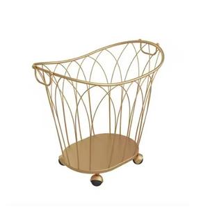 <b>Laundry</b> <b>basket</b> with powder-coated metal frame, rustproof and easy to clean high demanding <b>laundry</b> <b>baskets</b> - Product Image 5